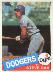 1985 Topps Baseball Cards      470     Steve Sax